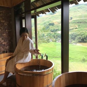 Thùng tắm gỗ Pơ mu Đà Lạt