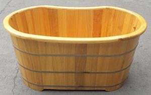 Thùng tắm gỗ thông giá rẻ tại Đà Lạt